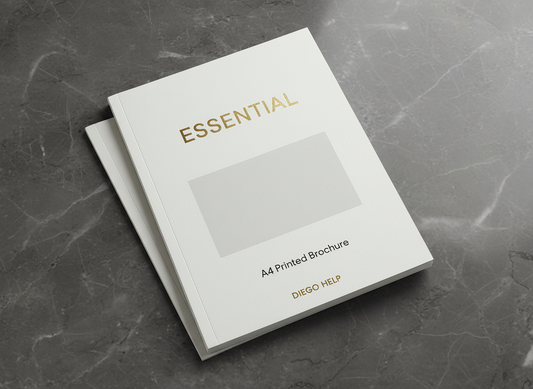 DIEGO HELP ESSENTIAL A4 Printed Brochure – Includes 1 Physical Delivery + 100 Digital Downloads
